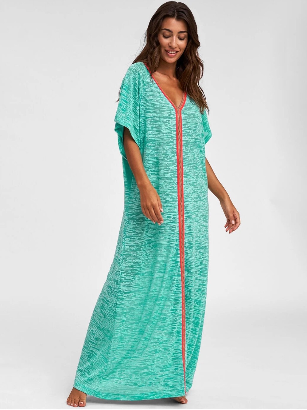 Pitusa Inca Abaya Sun Dress Mint Swim Coverup One Size